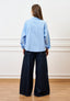 Pantalone gamba ampia - BLU