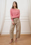 Pantalone con tasconi retro - BEIGE