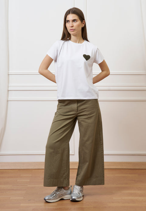 Pantalone cropped in gabardina - MILITARE