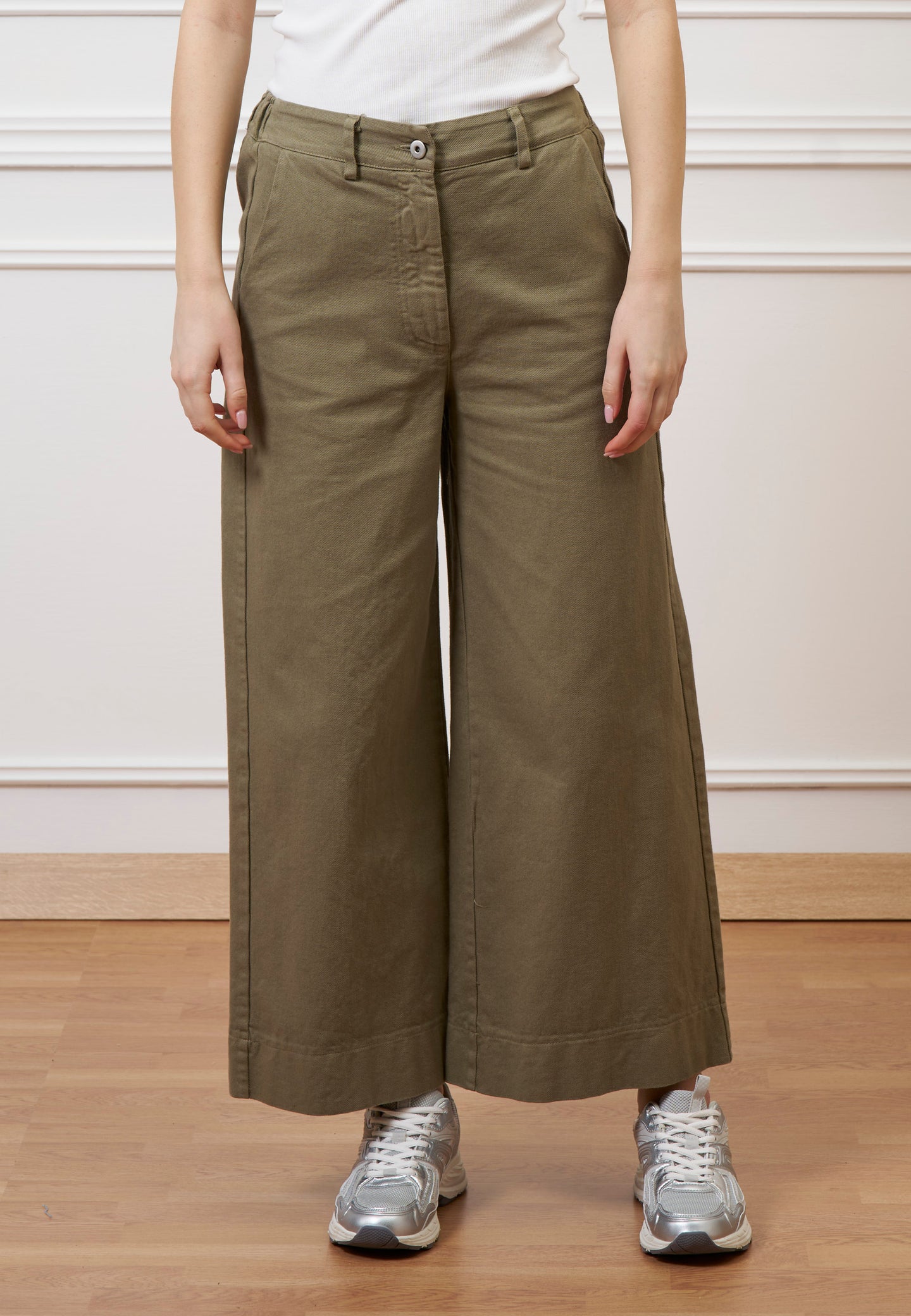 Pantalone cropped in gabardina - MILITARE