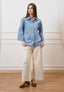 Pantalone cropped in gabardina - AVORIO
