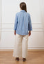 Pantalone cropped in gabardina - AVORIO