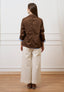 Pantalone cropped in gabardina - AVORIO