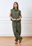 Pantalone cargo ampio - MILITARE