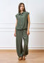 Pantalone cargo ampio - MILITARE