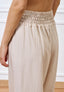 Pantalone cargo ampio - BEIGE