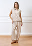 Pantalone cargo ampio - BEIGE