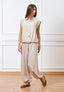 Pantalone cargo ampio - BEIGE