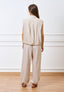 Pantalone cargo ampio - BEIGE