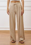 Pantalone ampio con pinces  - BEIGE