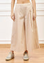 Pantalone gonna con tasconi - BEIGE