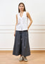 Pantalone gonna con tasconi - GRIGIO SCURO