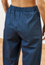 Pantalone balloon elastico retro - BLU