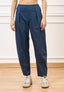 Pantalone balloon elastico retro - BLU