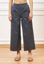 Pantalone crop con risvolto - GRIGIO SCURO