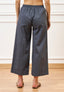 Pantalone crop con risvolto - GRIGIO SCURO