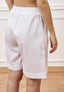 Bermuda con elastico sul retro - BIANCO