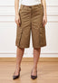 Bermuda con tasconi - BEIGE