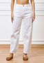 Pantalone balloon cinque tasche - BIANCO