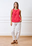 Pantalone balloon cinque tasche - BIANCO