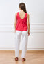 Pantalone balloon cinque tasche - BIANCO