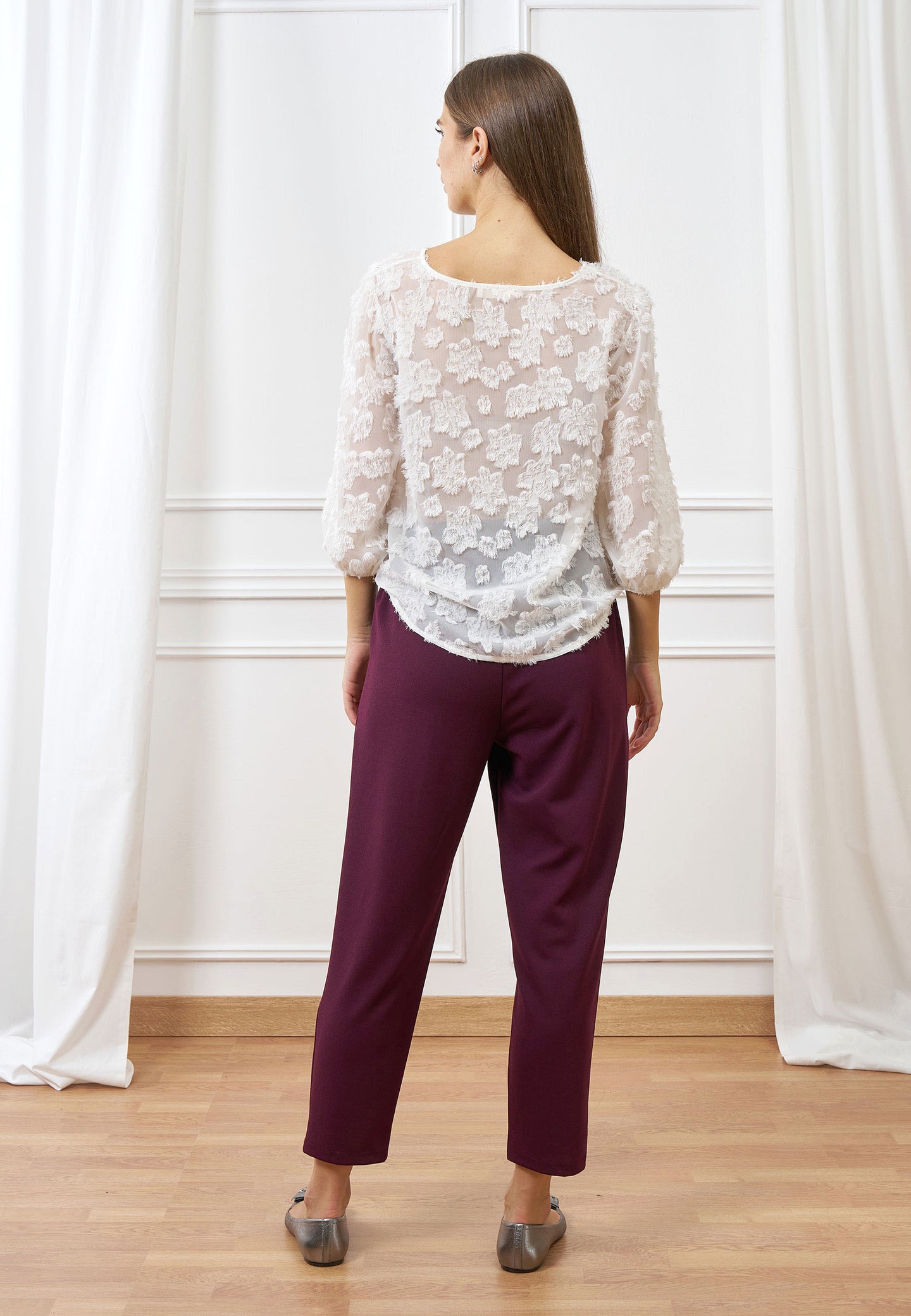 Pantalone ampio con elastico