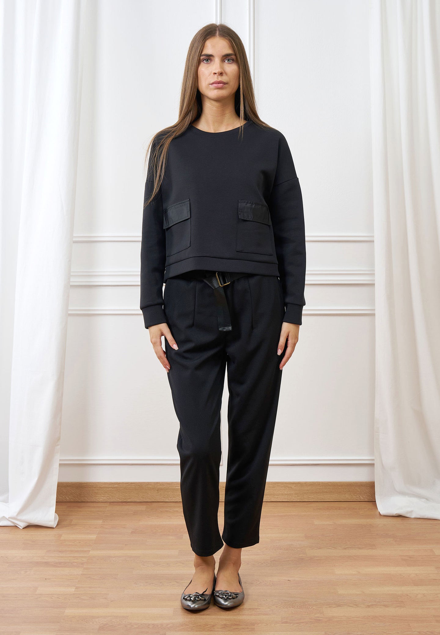 Pantalone ampio con elastico