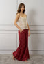 Pantalone ampio damascato