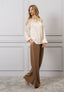 Pantalone ampio elastico vita
