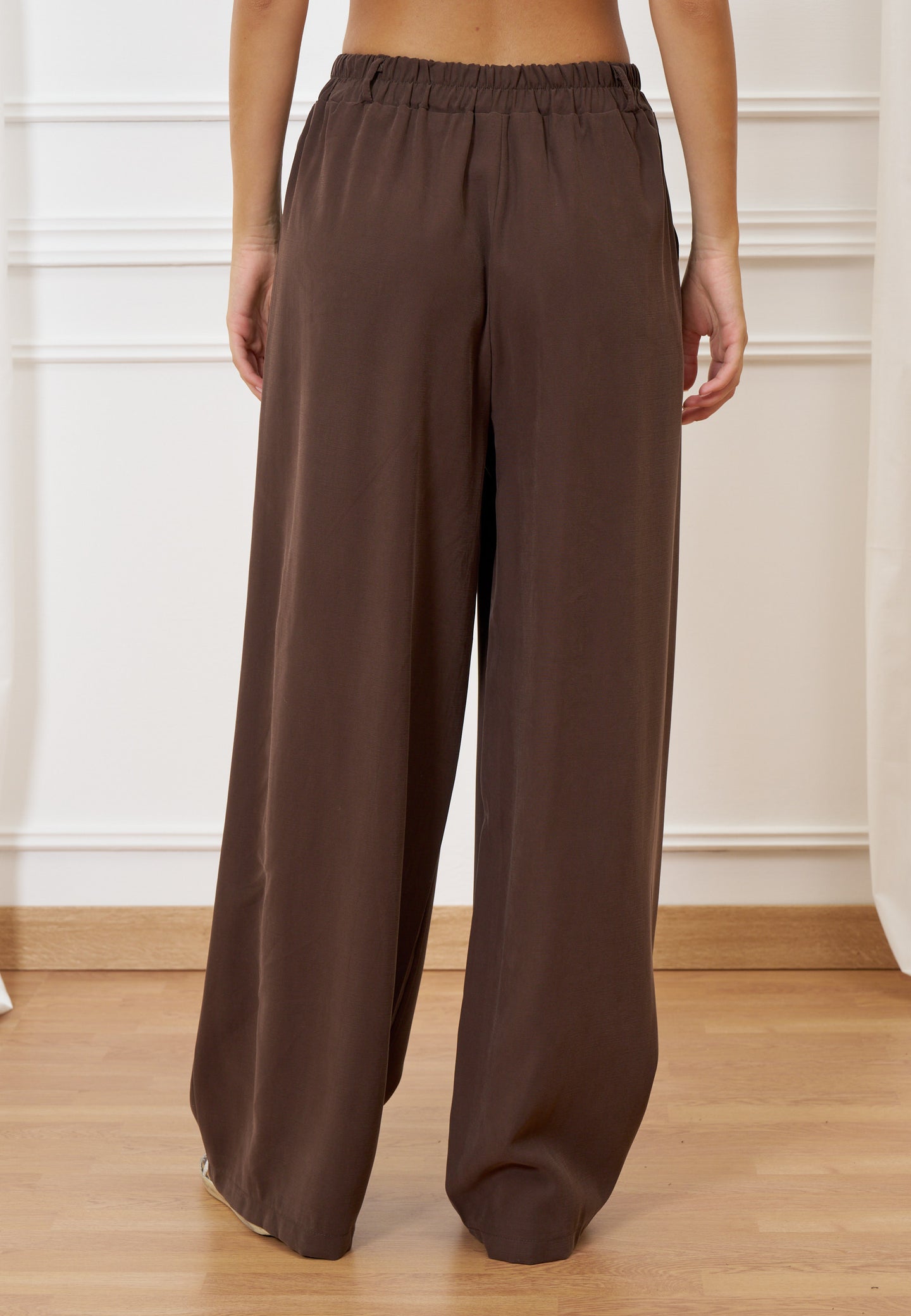 Pantalone ampio mano pesca