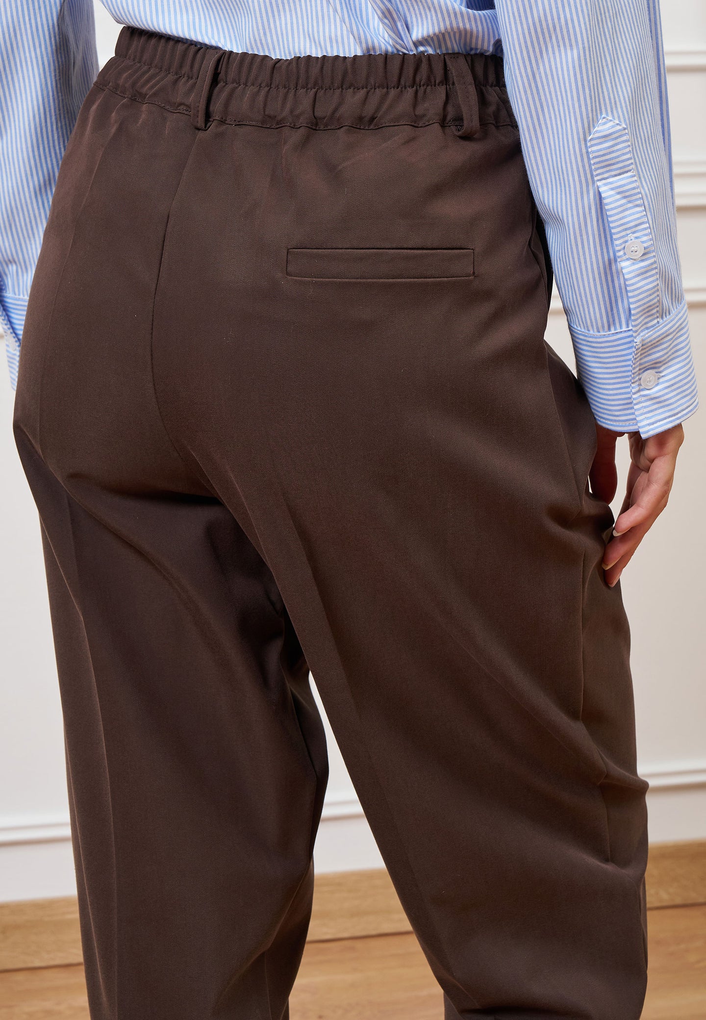 Pantalone balloon con pinces