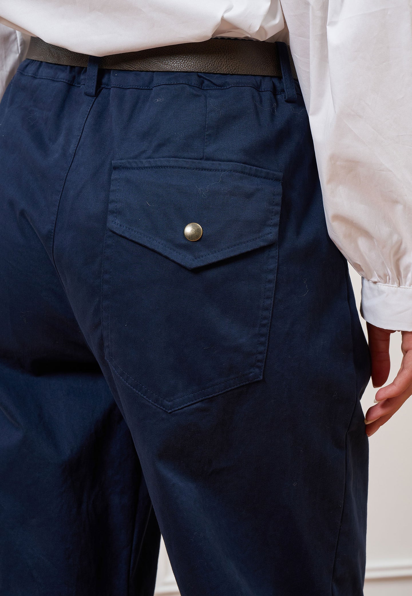 Pantalone balloon vita alta