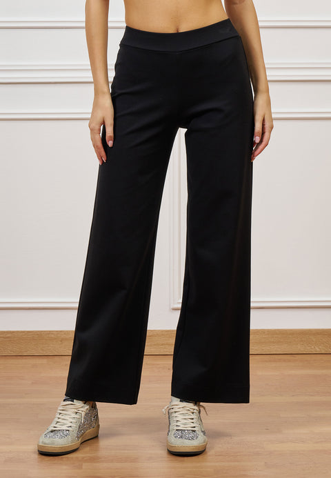 Pantalone cropped in punto roma