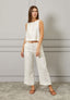 Pantalone dritto in lino