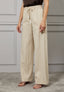 Pantalone gessato coulisse vita