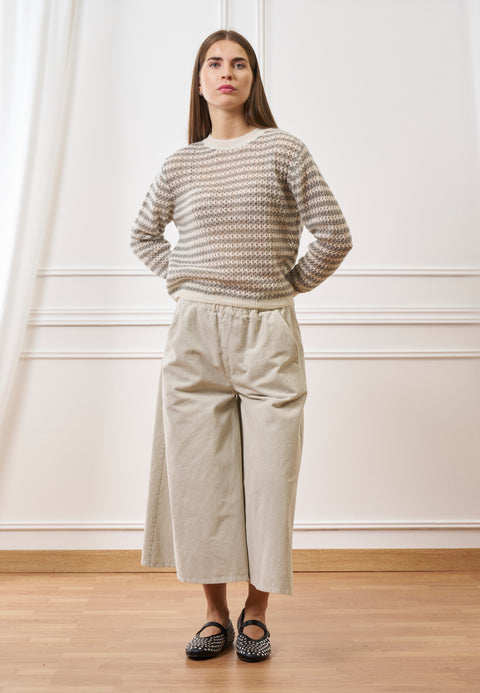 Pantalone gonna in velluto a coste