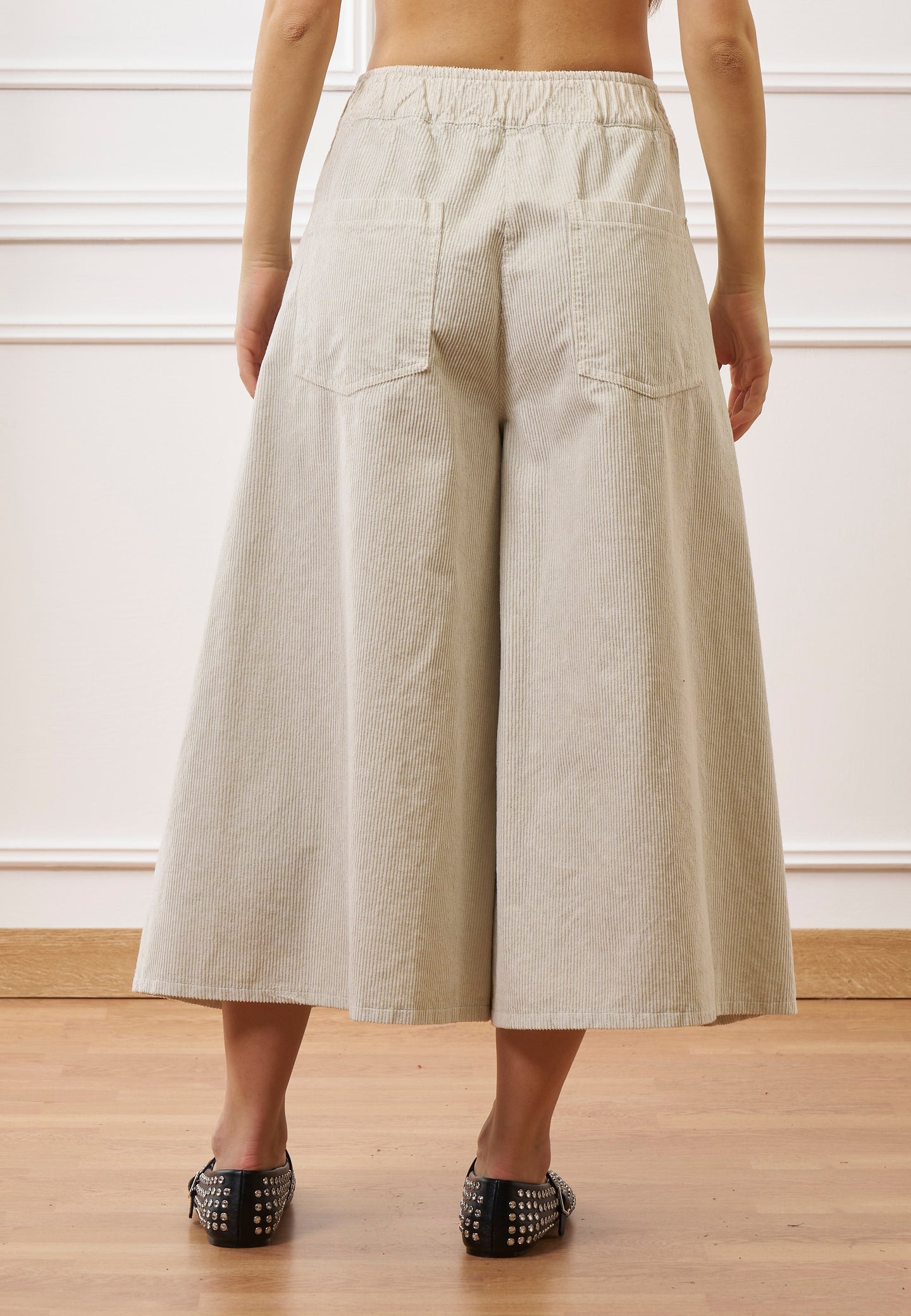 Pantalone gonna in velluto a coste