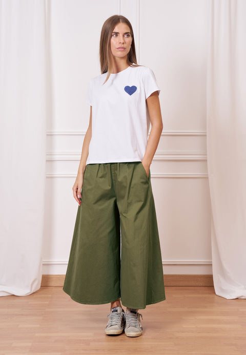 Pantalone gonna vita alta