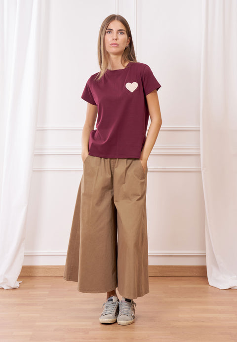 Pantalone gonna vita alta