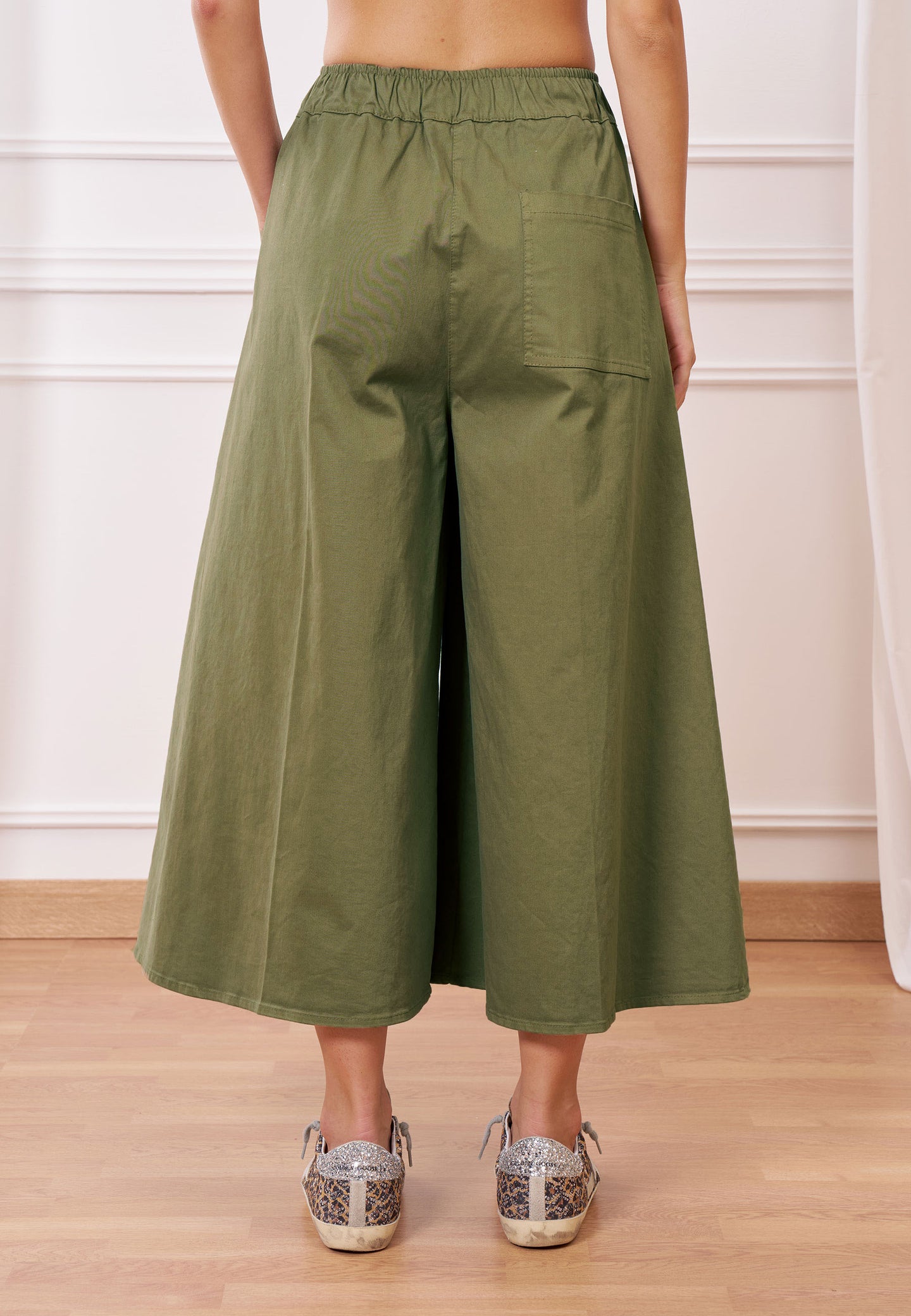 Pantalone gonna vita alta