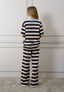Pantalone jersey a righe
