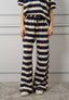 Pantalone jersey a righe