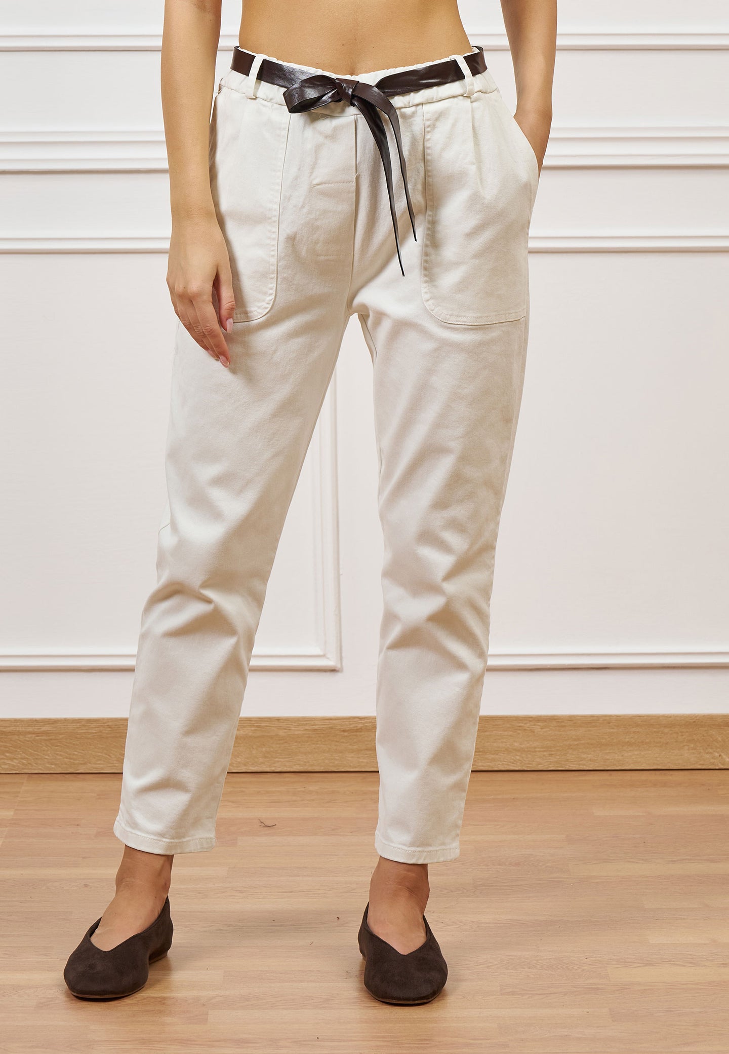 Pantalone jogger con cintura