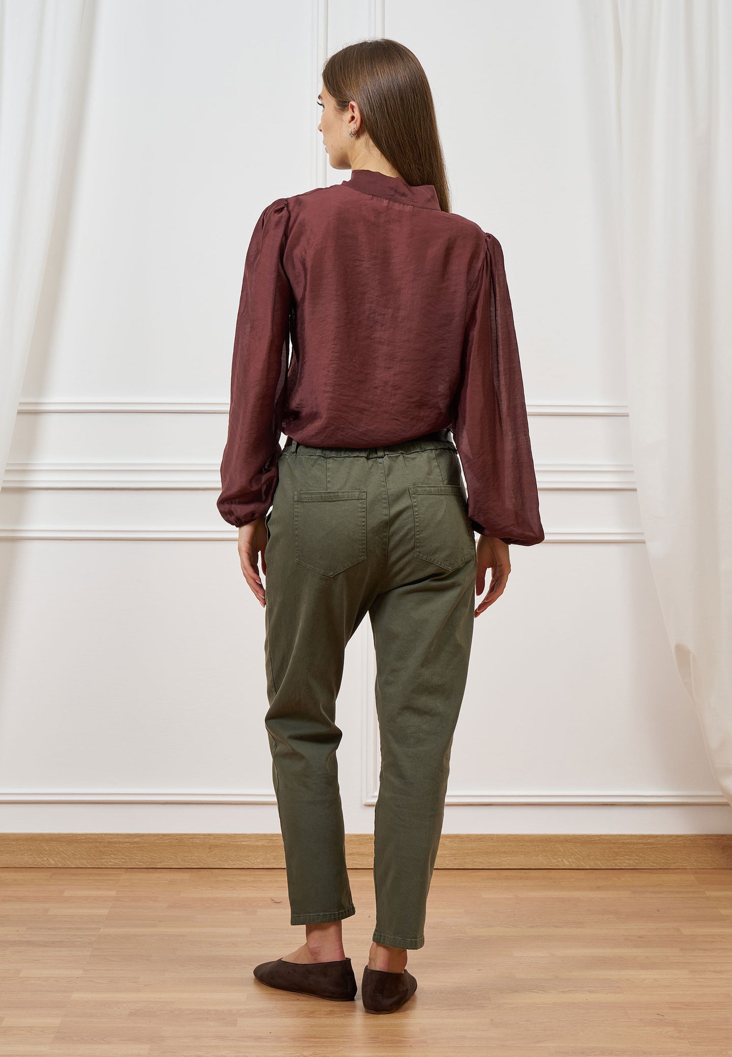 Pantalone jogger con cintura