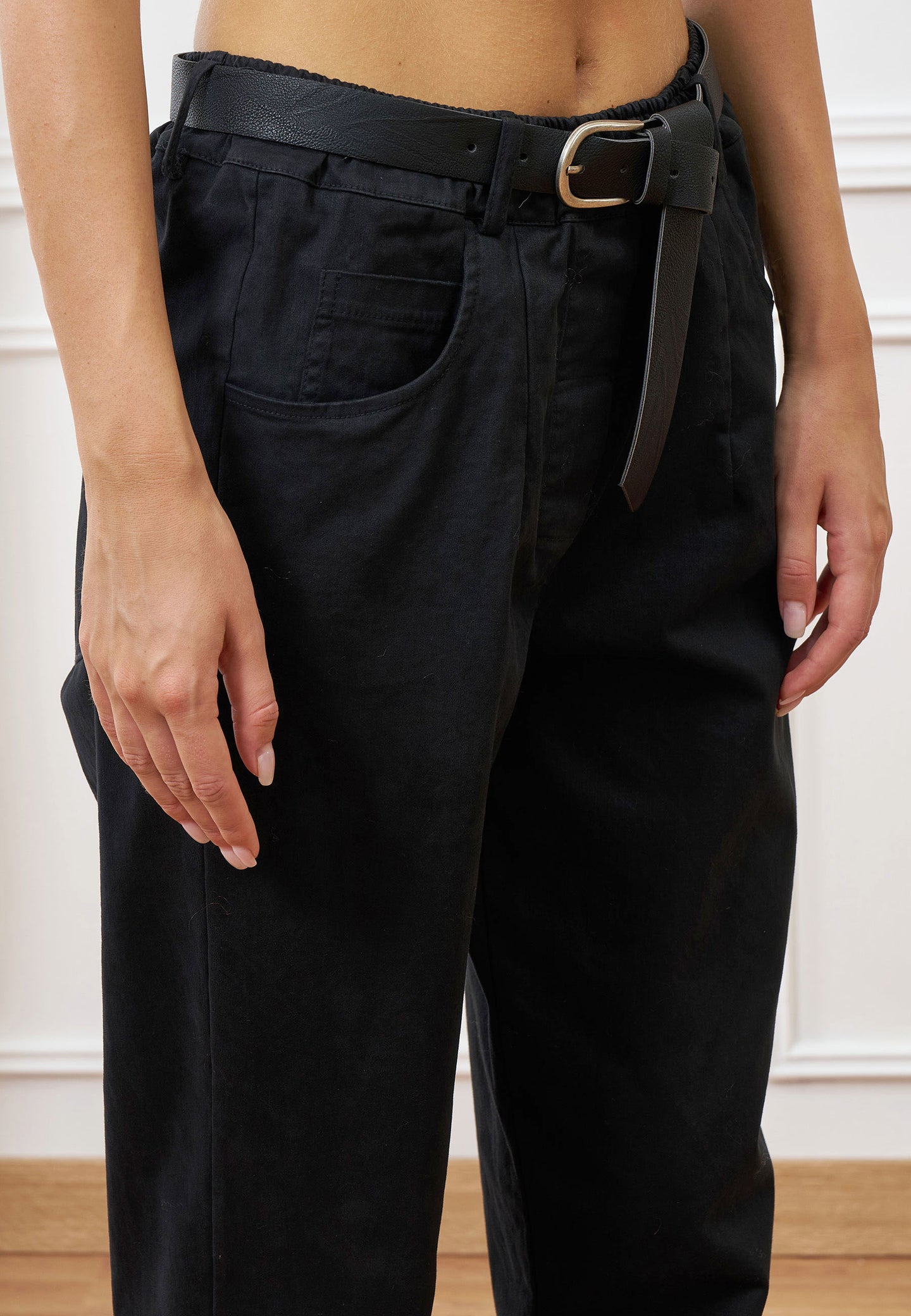 Pantalone jogger vita alta