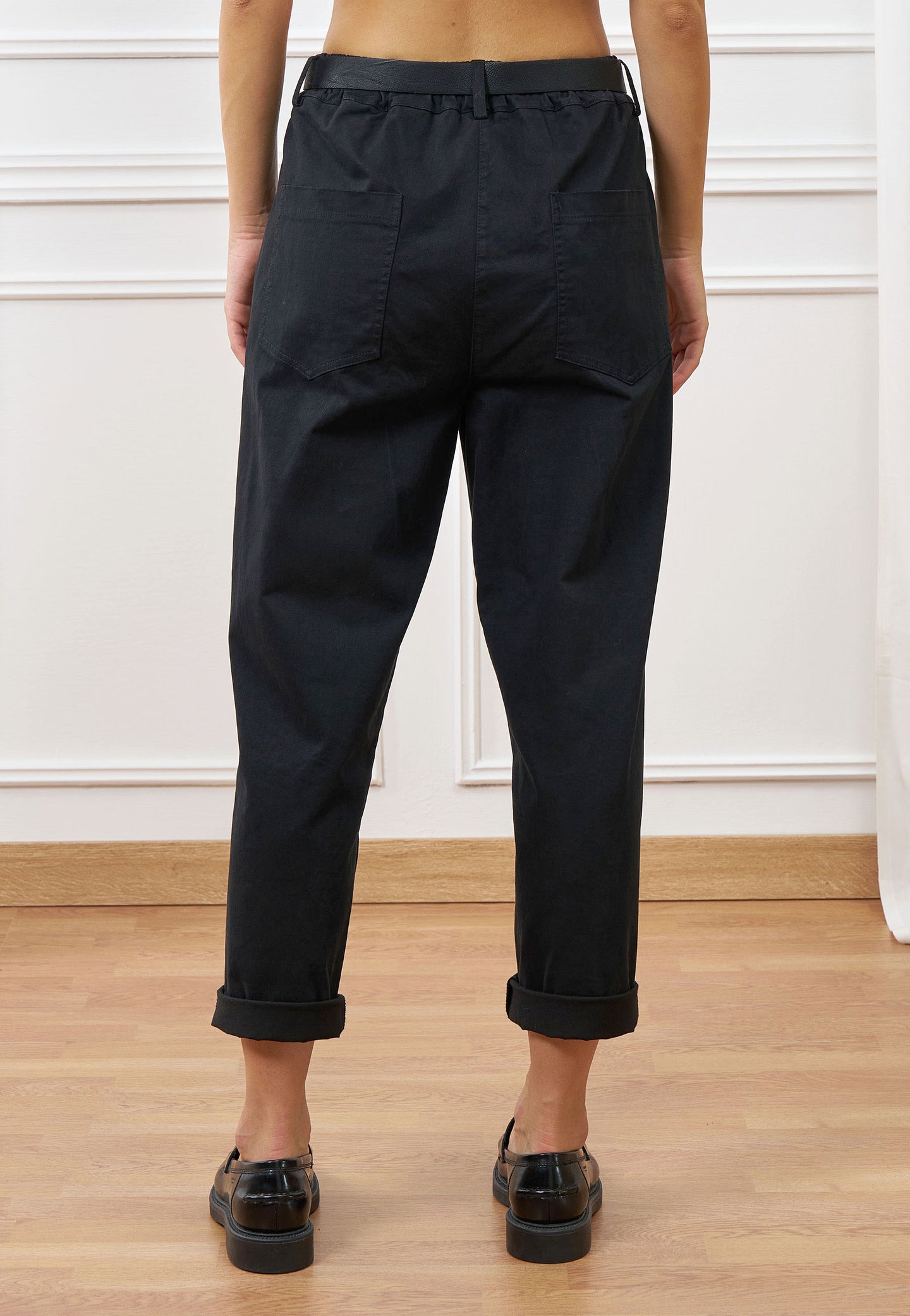 Pantalone jogger vita alta