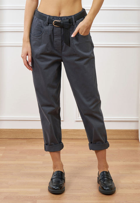 Pantalone jogger vita alta