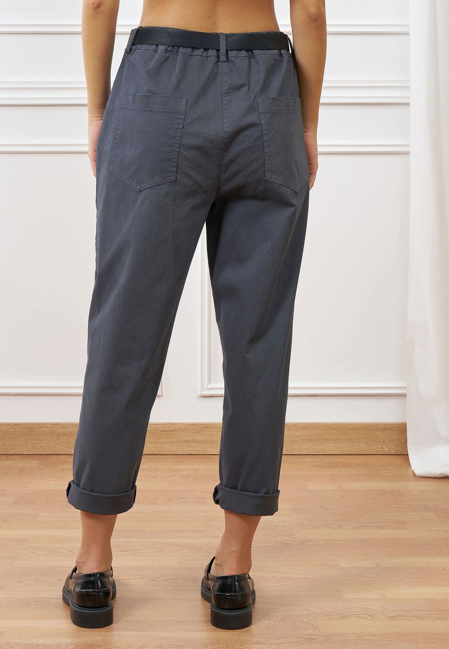 Pantalone jogger vita alta