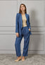 Pantalone jogging chambray