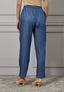 Pantalone jogging chambray